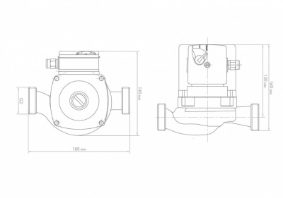Циркуляционный насос ДЖИЛЕКС «ЦИРКУЛЬ» 32/80 серия ХИТ